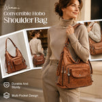 LuxLeather | 3-in-1 Convertible Bag