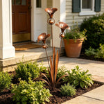 Copper Bloom Garden Stakes