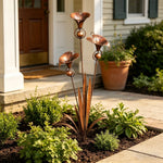 Copper Bloom Garden Stakes