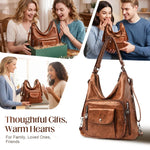 LuxLeather | 3-in-1 Convertible Bag