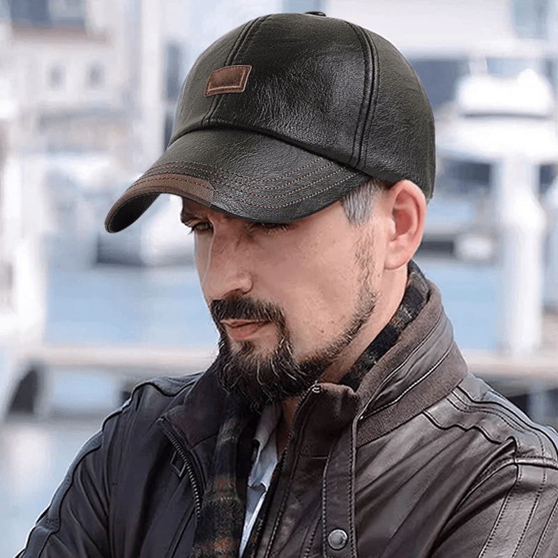 Men's Classic Winter Leather Cap™ | Klassieke baseballpet