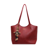 Eco Chic Leather Bag 'Georgia'™ | Elegante tas met grote inhoud