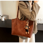 Eco Chic Leather Bag 'Georgia'™ | Elegante tas met grote inhoud