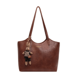 Eco Chic Leather Bag 'Georgia'™ | Elegante tas met grote inhoud