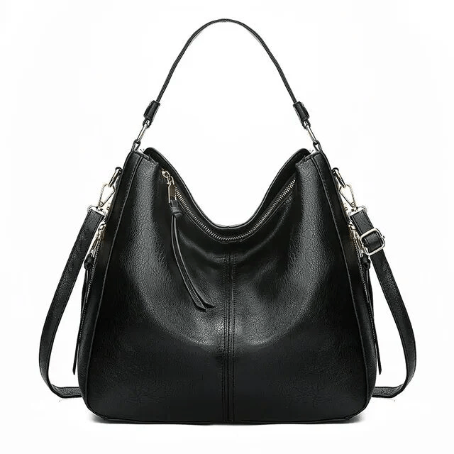 Vintage Leather Bag 'Verona'™ | Elegante tas met grote inhoud