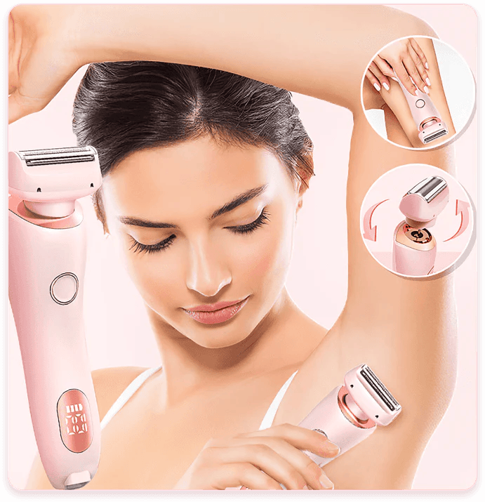 2-in-1 Ultra Smooth Electric Portable Razor™ | Perfect voor zowel nat als droog scheren
