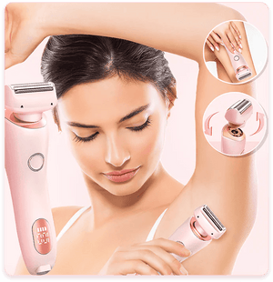 2-in-1 Ultra Smooth Electric Portable Razor™ | Perfect voor zowel nat als droog scheren