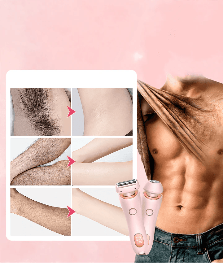 2-in-1 Ultra Smooth Electric Portable Razor™ | Perfect voor zowel nat als droog scheren