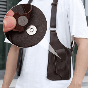 Anti-theft Tactical Leather Bag™ | Schoudertas voor mannen