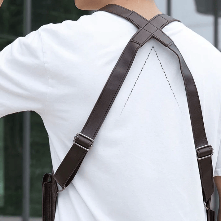 Anti-theft Tactical Leather Bag™ | Schoudertas voor mannen