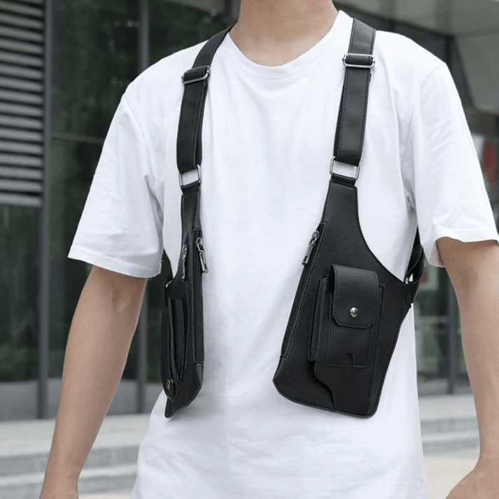 Anti-theft Tactical Leather Bag™ | Schoudertas voor mannen