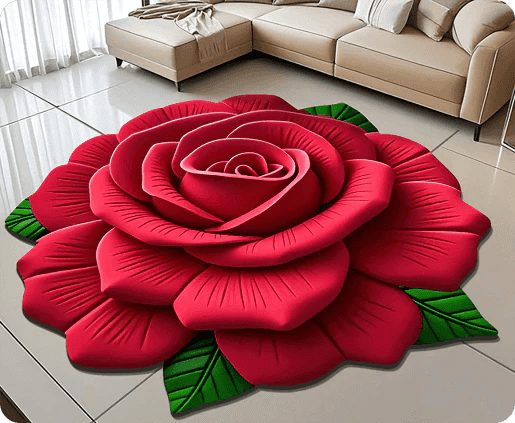 Floral 3D Fast Drying Diatomite Mat™ | Antislip vloer- en badkamermat