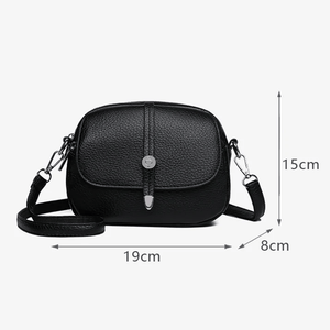 Crossbody Leather Lightweight Bag 'Aurora'™ | Stijlvolle schoudertas