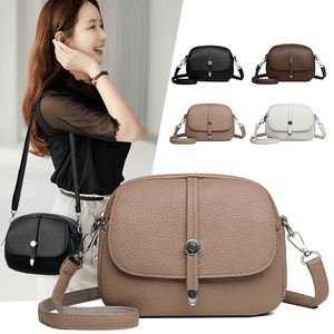 Crossbody Leather Lightweight Bag 'Aurora'™ | Stijlvolle schoudertas