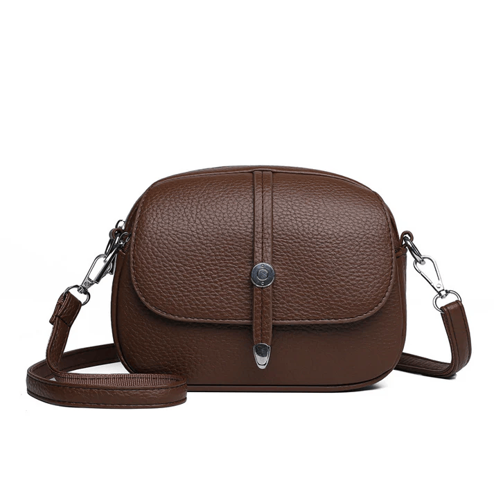 Crossbody Leather Lightweight Bag 'Aurora'™ | Stijlvolle schoudertas