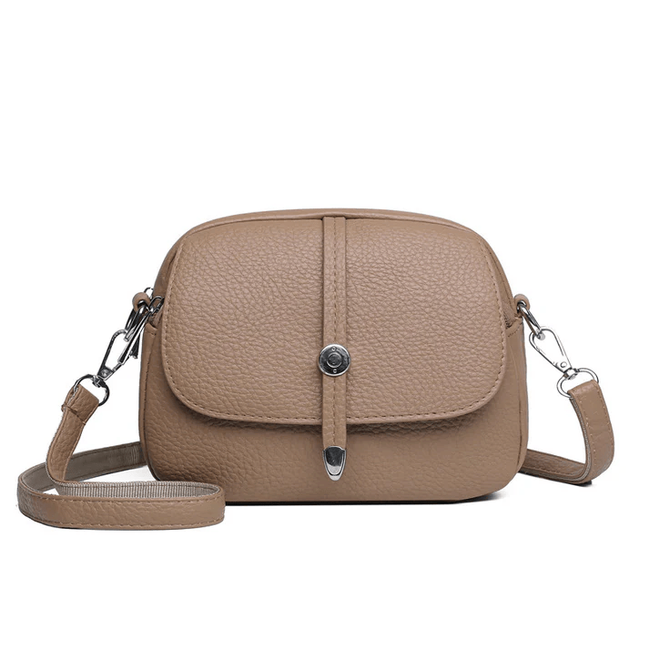 Crossbody Leather Lightweight Bag 'Aurora'™ | Stijlvolle schoudertas