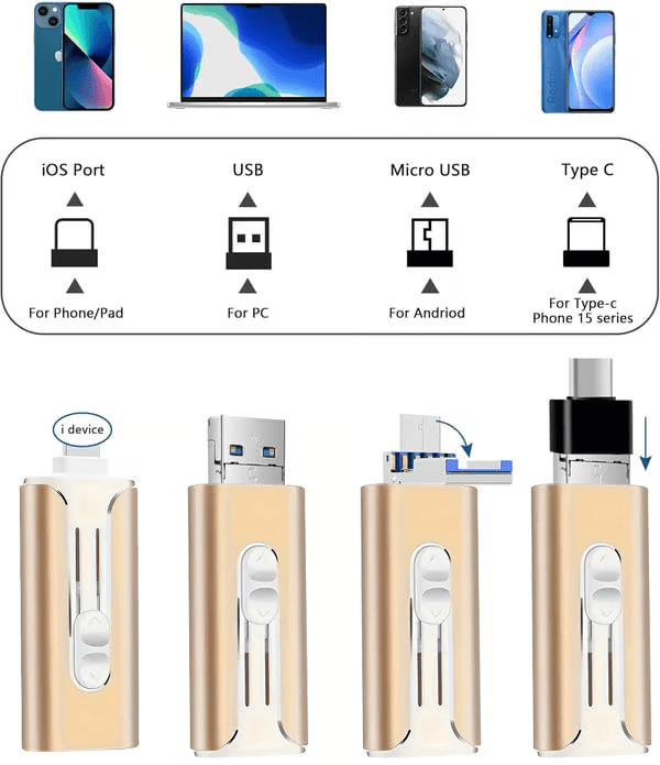 4-in-1 Memory Stick™ | Zorgt voor meer ruimte op je telefoon!