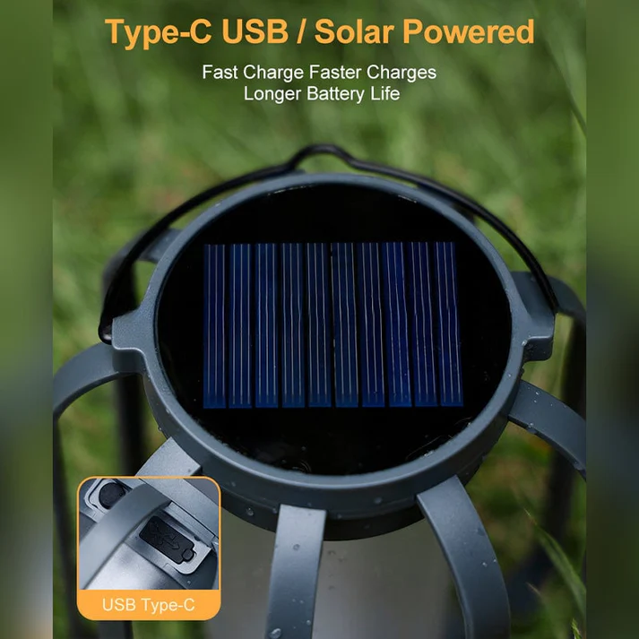 Solar Flame Light™ | Oplaadbaar via USB en zonne-energie