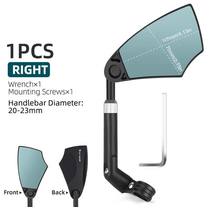 360° Adjustable Handlebar Bike Mirror™ | Fietsachteruitkijkspiegel