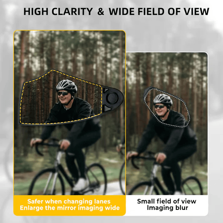 360° Adjustable Handlebar Bike Mirror™ | Fietsachteruitkijkspiegel