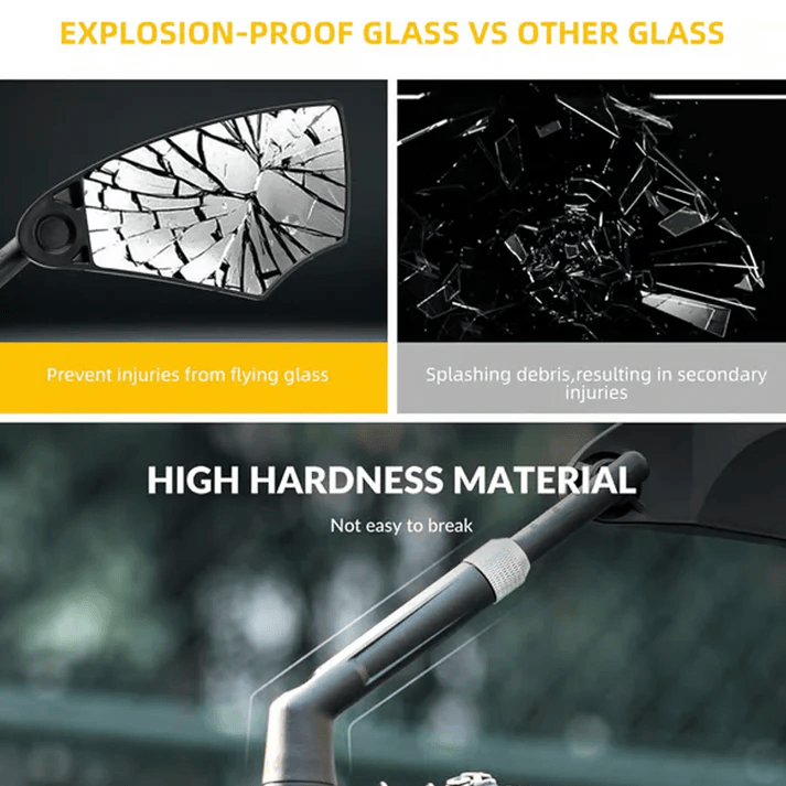 360° Adjustable Handlebar Bike Mirror™ | Fietsachteruitkijkspiegel