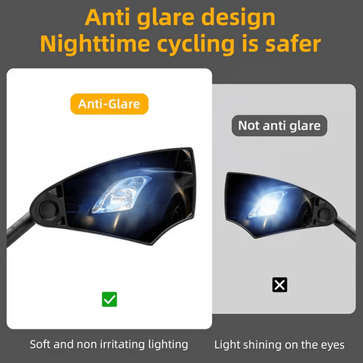 360° Adjustable Handlebar Bike Mirror™ | Fietsachteruitkijkspiegel