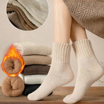 Cozy Ribbed Fleece Lined Crew Socks™ | Herfst en winter sokken
