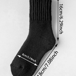 Cozy Ribbed Fleece Lined Crew Socks™ | Herfst en winter sokken