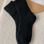 Cozy Ribbed Fleece Lined Crew Socks™ | Herfst en winter sokken
