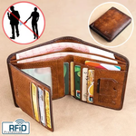 RFID Blocking Leather Wallet 'Bennett'™ | RFID Beschermd