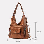 LuxLeather | 3-in-1 Convertible Bag