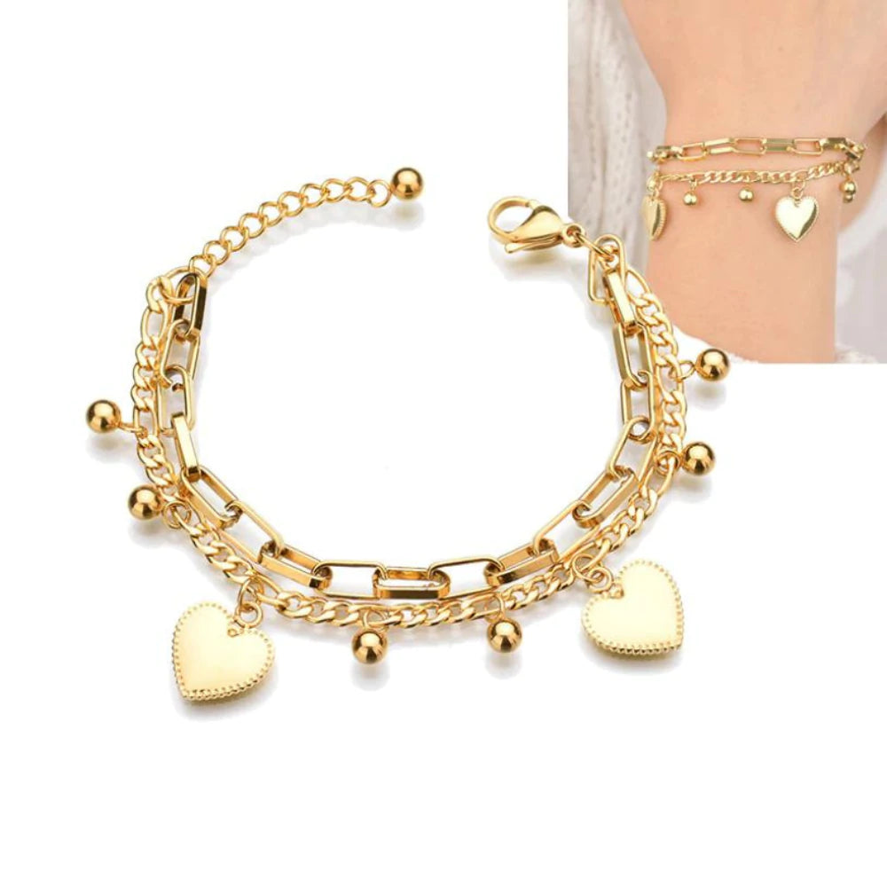 Heart Charm Bracelet™ | Elegant en betekenisvol