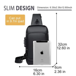 ComfyFit Crossbody Bag™ | Anti-theft met USB-oplaadpoort